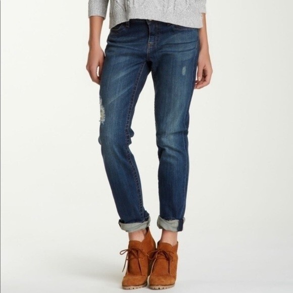 Kut from the Kloth Jeans Womens Size 4 Blue Sammie Straight Leg Low Rise - Picture 2 of 9